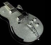 Hermosa Guitarra Plateada - thumbnail
