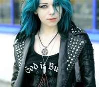 Metalera Mechon Azul - thumbnail