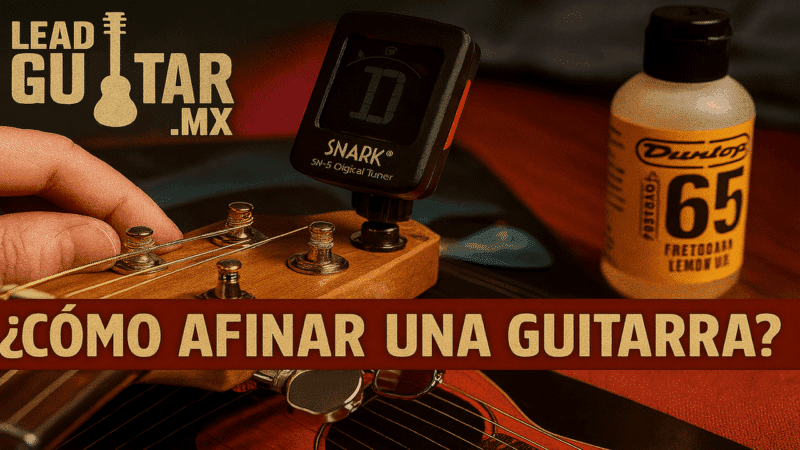Cómo se afina una guitarra?