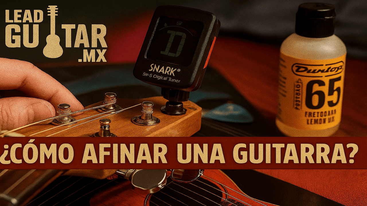 Cómo se afina una guitarra?