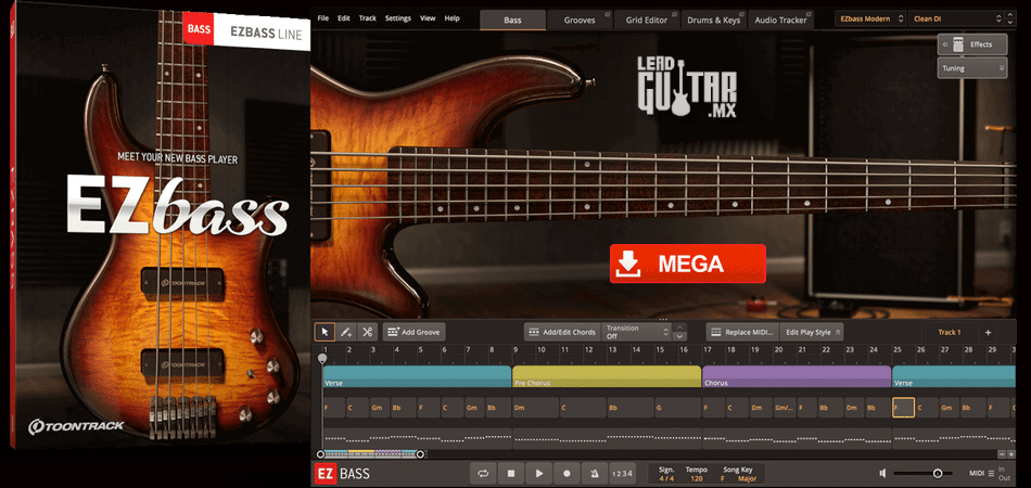 Toontrack EZ Bass Mega Download