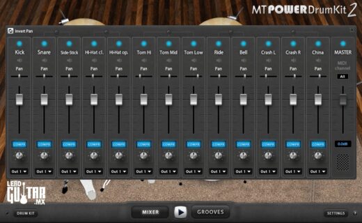 mt power drum kit 2 setting